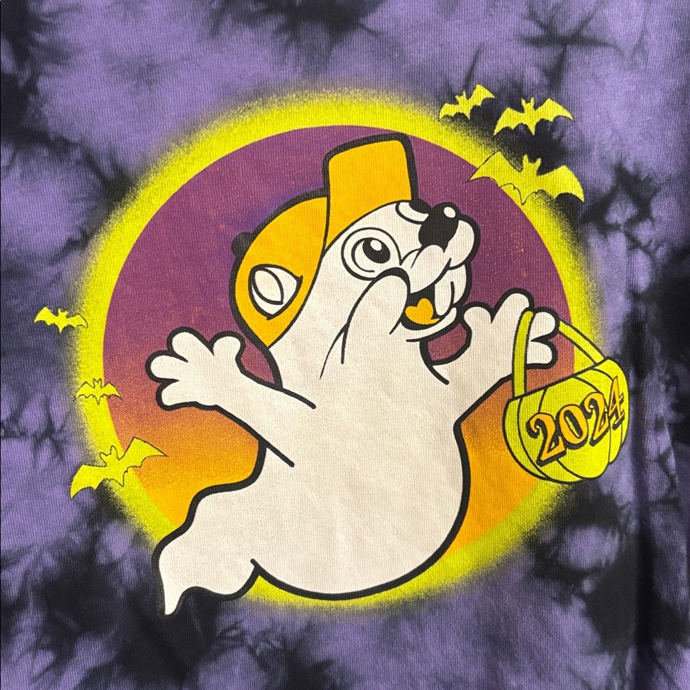 Buc-ee’s 2024 kids Halloween t shirt Youth small Hey Boo! GUC - Picture 4 of 4